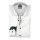 OLYMP Luxor modern fit langarm Hemd Faux Uni weiß