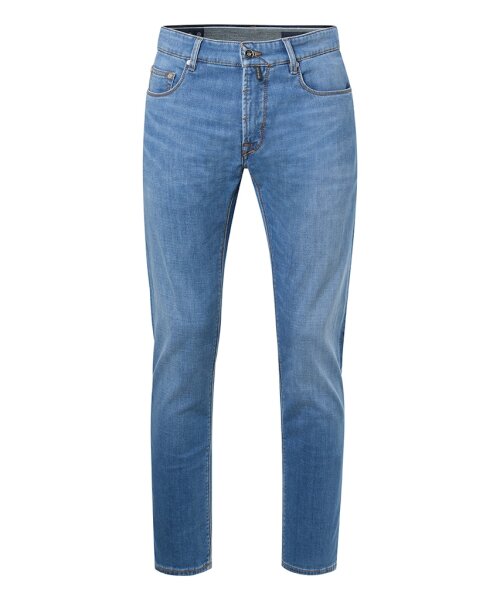 PIERRE CARDIN Herren Jeans Lyon hellblau, light blue used