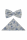 DIGEL Fest/Hochzeit Fliege "Less" mit Einstecktuch Set Florales Muster Grün Blau
