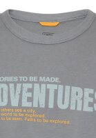 Camel Active Herren T-Shirt mit Druck, grau