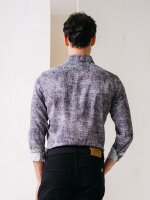 SURFCAR Herren Langarm Hemd dunkelblau 3XL