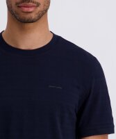 PIERRE CARDIN Herren Kurzarm T-Shirt salute dunkelblau