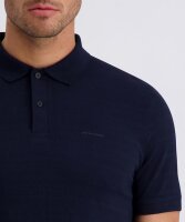 PIERRE CARDIN Herren Kurzarm Polo Shirt salute dunkelblau