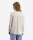 TIMEZONE Damen Langarm Henley Bluse, rice beige spripe