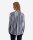 TIMEZONE Damen Langarm Henley Bluse, total eclipse Blau stripe
