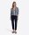 TIMEZONE Damen Langarm Henley Bluse, total eclipse Blau stripe