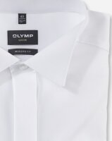 OLYMP Luxor modern fit. Soirée Langarm Gala Hemd weiß