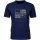 Mode Monte Carlo Herren T-Shirt mit Fahrrad Print, Marineblau