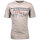 Mode Monte Carlo Herren T-Shirt mit Druck, patch und Stickerei, Beigegrau