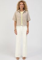 BIANCA Damen Kurzarm Blazer Jacke PEGGY Multicolor-Beige