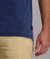 PIONEER Herren T-Shirt, indigo blau mit Print