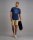 PIONEER Herren T-Shirt, indigo blau mit Print