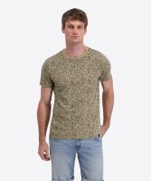 TIMEZONE Herren Kurzarm T-Shirt Printed, green stamp minimal