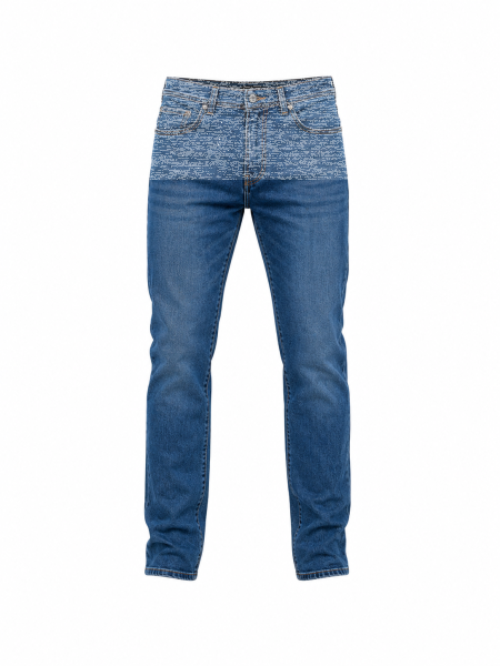PIERRE CARDIN Herren Jeans Lyon light blue used whisker