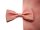 Schleife Classic Fliege mit Tuch puderfarben