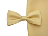 Schleife Classic Fliege mit Tuch warmes hellgelb