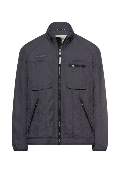 Camel Active Herren Übergangsjacke mit Stehkragen, dunkelblau