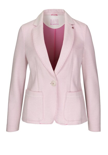 BIANCA Blazer ARIANE Struktur-Muster, rot mix