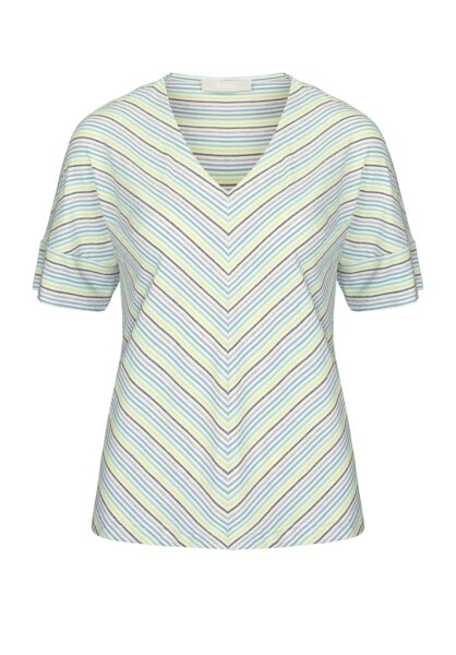 BIANCA Damen Blusen Shirt JULIE streifen, grün mix