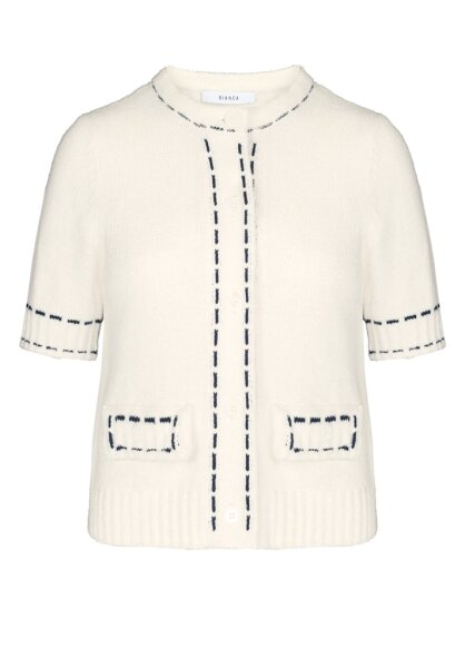 BIANCA Strickjacke RENE milk weiß
