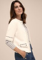 BIANCA Strickjacke RENE milk weiß