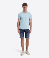 TIMEZONE Herren Kurzarm T-Shirt uni Ripped Basic crystal...
