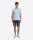 TIMEZONE Herren Kurzarm T-Shirt uni Ripped Basic crystal blue