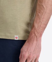 TIMEZONE Herren Kurzarm T-Shirt uni Ripped Basic light khaki