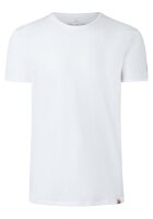 TIMEZONE Herren Kurzarm T-Shirt uni Ripped Basic pure white