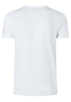 TIMEZONE Herren Kurzarm T-Shirt uni Ripped Basic pure white