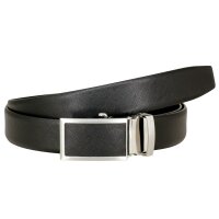 LINDENMANN Automatikgürtel Leder für Anzug schwarz
