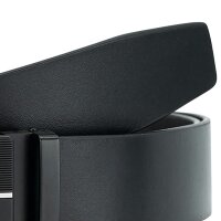 LINDENMANN Automatikgürtel Leder für Anzug schwarz