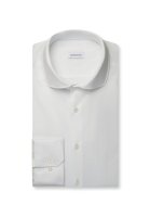 Seidensticker Regular Fit langarm Jerseyhemd, weiß