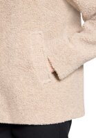 Gil Bret Damen Wollstoff Teddy Jacke mit Kapuze, beige