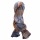 Camel Active Gewebter Schal/Tuch aus 100% Baumwolle, braun blau