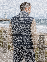 Gaastra Herren Steppweste mit Logo-Details, dunkelblau
