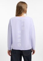 ELBSAND Damen langarm Sweatshirt Riane Lilac Frost