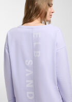 ELBSAND Damen langarm Sweatshirt Riane Lilac Frost