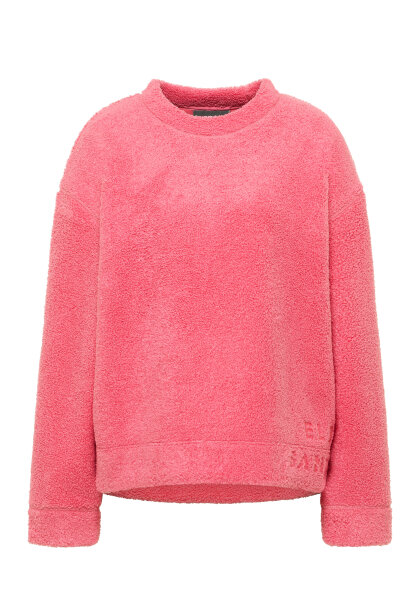 ELBSAND Damen langarm Fleece Pullover Noore, Vintage Rose