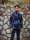 A Fish Named Fred Sakko Blazer Patchwork marine blau