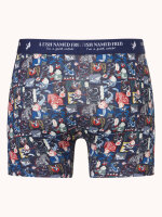 A Fish Named Fred Short "Manga Lantern" Doppelpack Blau gemustert