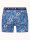 A Fish Named Fred Short "Fuji dream Japanese Story" Doppelpack Blau grün gemustert