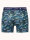 A Fish Named Fred Short "Fuji dream Japanese Story" Doppelpack Blau grün gemustert
