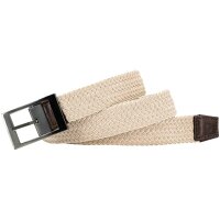 LINDENMANN Wende-Textilgürtel beige, weiß