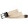 LINDENMANN Wende-Textilgürtel beige, weiß