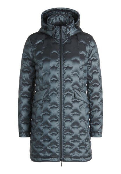 Gil Bret Damen Daunen Winter Mantel mit Kapuze, blau