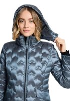Gil Bret Damen Daunen Winter Mantel mit Kapuze, blau