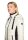 Gil Bret kurze Damen Windjacke gesteppt mit Kapuze, hellbeige schwarz