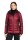 Gil Bret kurze Damen Windjacke gesteppt mit Kapuze, dunkelrot schwarz