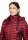 Gil Bret kurze Damen Windjacke gesteppt mit Kapuze, dunkelrot schwarz